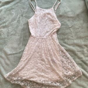 POL White Lace Sundress